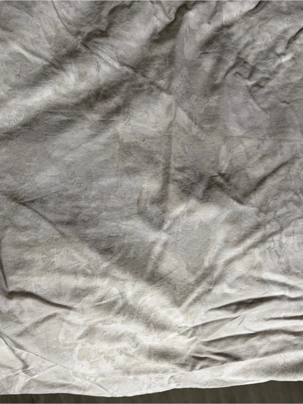 Pottery Barn duvet and shams with Subtle Floral design